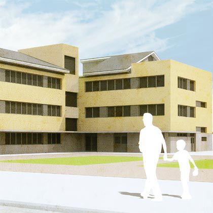 architecture project -school in humanes